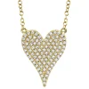Amor 0.21 Ct Diamond Pave Heart Pendant Necklace