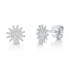 Aurora 0.24 Ct. Diamond Starburst Stud Earring