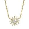 Aurora 0.15 Ct. Diamond Starburst Pendant Necklace