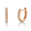 0.04 Ct. Classic Diamond Huggie Earrings - Mini