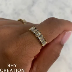 0.75CT DIAMOND BAGUETTE BAND