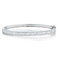 1.74CT DIAMOND BAGUETTE BANGLE