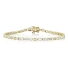 2.20CT DIAMOND BAGUETTE BEZEL TENNIS BRACELET