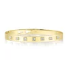 0.46CT DIAMOND BAGUETTE LATCH LOCK BANGLE