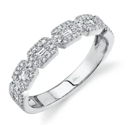 0.46CT DIAMOND BAGUETTE RING