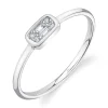 0.07CT DIAMOND BAGUETTE RING