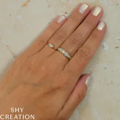 0.07CT DIAMOND BAGUETTE RING
