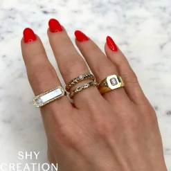 0.07CT DIAMOND BEZEL RING