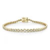 1.90CT DIAMOND BEZEL TENNIS BRACELET