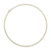 3.53CT DIAMOND BEZEL TENNIS NECKLACE