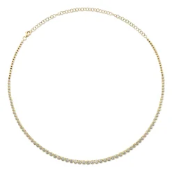 2.00CT DIAMOND BEZEL TENNIS NECKLACE