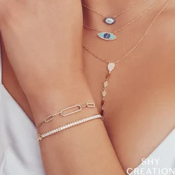 0.24CT DIAMOND BOLO BRACELET