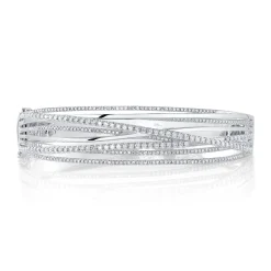 1.64CT DIAMOND BRIDGE BANGLE
