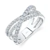 0.79CT DIAMOND BRIDGE RING