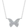 0.15CT DIAMOND BUTTERFLY NECKLACE