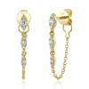 0.20CT DIAMOND CHAIN EARRING