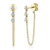 0.29CT DIAMOND CHAIN EARRING