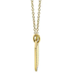 0.40CT DIAMOND DOG TAG NECKLACE