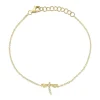 0.03CT DIAMOND DRAGONFLY BRACELET