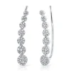 0.25CT DIAMOND EAR CRAWLER EARRING