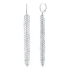 1.43CT DIAMOND FEATHER EARRING
