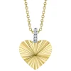 0.01CT DIAMOND HEART NECKLACE