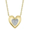 0.04CT DIAMOND HEART NECKLACE
