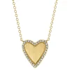 0.09CT DIAMOND HEART NECKLACE