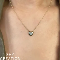 0.04CT DIAMOND HEART NECKLACE