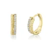 0.19CT DIAMOND HUGGIE EARRING