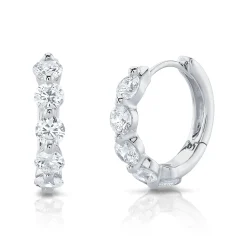 0.92CT DIAMOND HUGGIE EARRING