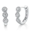 0.37CT DIAMOND HUGGIE EARRING