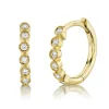 0.11CT DIAMOND HUGGIE EARRING