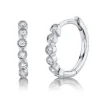 0.11CT DIAMOND HUGGIE EARRING