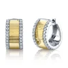 0.46CT DIAMOND HUGGIE EARRING