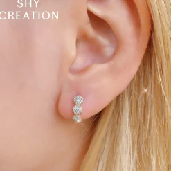 0.37CT DIAMOND HUGGIE EARRING