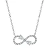 0.22CT DIAMOND INFINITY NECKLACE