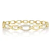 0.54CT DIAMOND LINK BANGLE