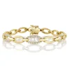 0.74CT DIAMOND LINK BRACELET
