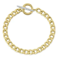0.17CT DIAMOND LINK BRACELET