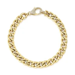 0.25CT DIAMOND LINK BRACELET