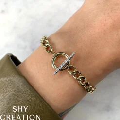 0.17CT DIAMOND LINK BRACELET