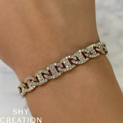 4.05CT DIAMOND LINK BRACELET