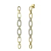 1.07CT DIAMOND LINK EARRING