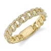 0.16CT DIAMOND LINK RING