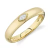 0.08CT DIAMOND MARQUISE BEZEL BAND