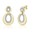 0.40CT DIAMOND OVAL EARRING