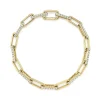 2.21CT DIAMOND PAPER CLIP LINK BRACELET
