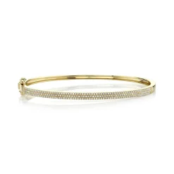 0.52CT DIAMOND PAVE BANGLE
