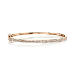 0.52CT DIAMOND PAVE BANGLE